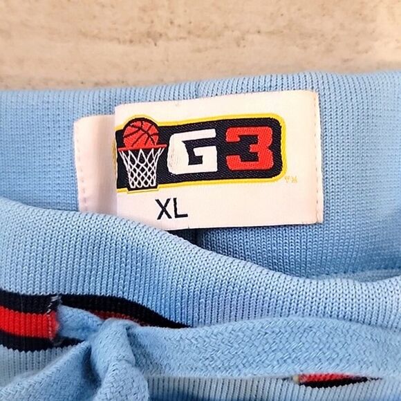 BIG 3 Ice Cube Triplets Blue Red Warm-Up Jacket / Pants Suit, Snap-Button L-XL - Picture 12 of 16